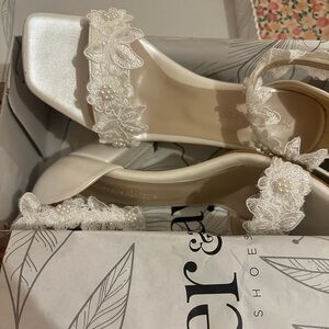 Custom wedding heels